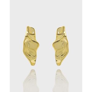 Geometry Irregular Pods 925 Sterling Silver Stud Earrings &ndash; 925 sterling silver