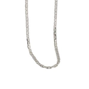 Simple 925 Sterling Silver Stacking Chain Necklace &ndash; 925 sterling silver