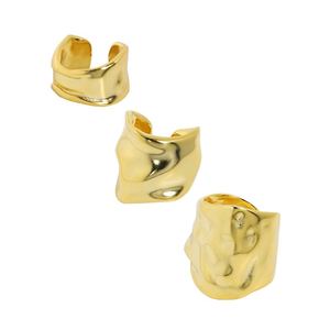 Holiday Irregular River 925 Sterling Silver Non-Pierced Earring(Single) &ndash; 925 sterling silver