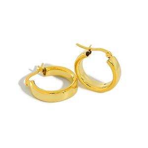 Classic Geometry Hollow Circle 925 Sterling Silver Huggie Hoop Earrings &ndash; 925 sterling silver
