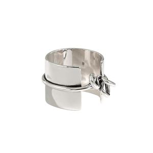 Vintage Wide Messy Knot 925 Sterling Silver Ring &ndash; 925 sterling silver