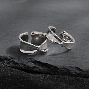 Girl Fashion Bow-knot 925 Sterling Silver Adjustable Ring &ndash; 925 sterling silver