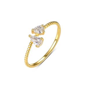 Elegant  Water Drop Moissanite For Women 925 Sterling Silver Ring &ndash; 925 sterling silver