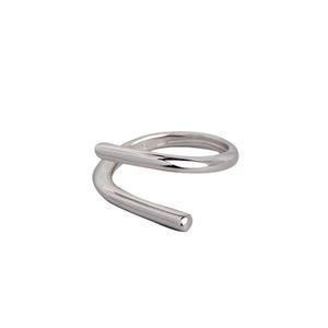 Classic Lines 925 Sterling Silver Adjustable Ring &ndash; 925 sterling silver