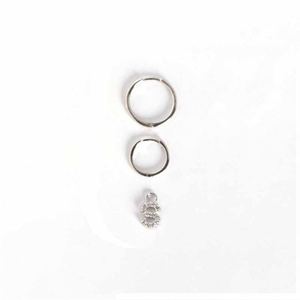 Fashion A - Z Letters 925 Sterling Silver Leverback Earrings &ndash; 925 sterling silver