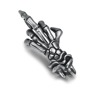 Vintage Ghost Claw Hand 925 Sterling Silver Pendant &ndash; 925 sterling silver