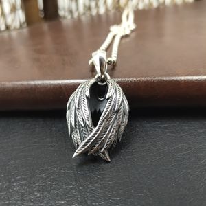 Vintage Men's Devil Wings 925 Sterling Silver DIY Pendant &ndash; 925 sterling silver