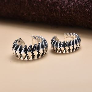 Men's Lighting 925 Sterling Silver Adjustable Ring &ndash; 925 sterling silver