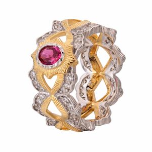 Holiday Oval Created Ruby Sun Hollow Cross CZ 925 Sterling Silver Ring &ndash; 925 sterling silver