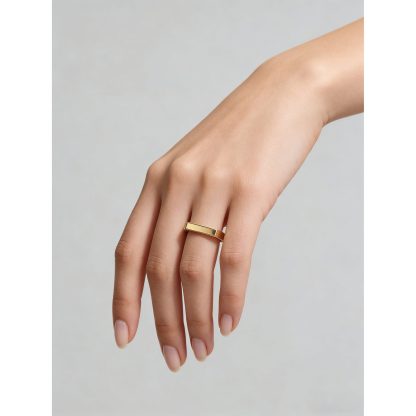 Adjustable Geometric Bar Shaped Abletop 925 Sterling Silver Ring