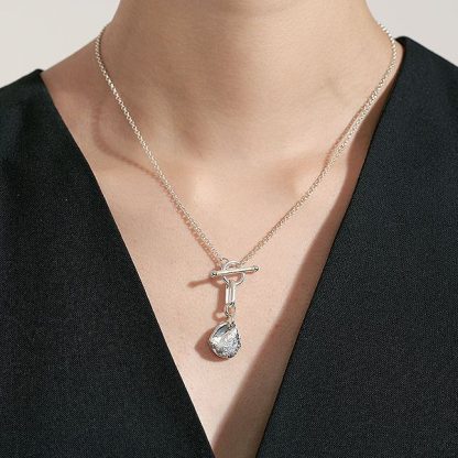 Irregular Moment 925 Sterling Silver Necklace