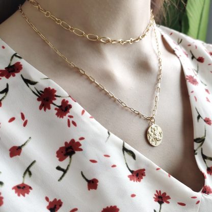 jewelry 925 sterling silver mermaid design internet celebrity INS necklace