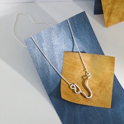 Fashion Chain Link 925 Sterling Silver Necklace