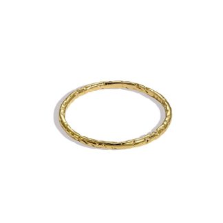 Minimalism Irregular 925 Sterling Silver Stacker Ring