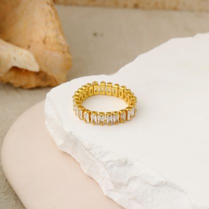 Girl CZ Cubic Suger 925 Sterling Silver Ring