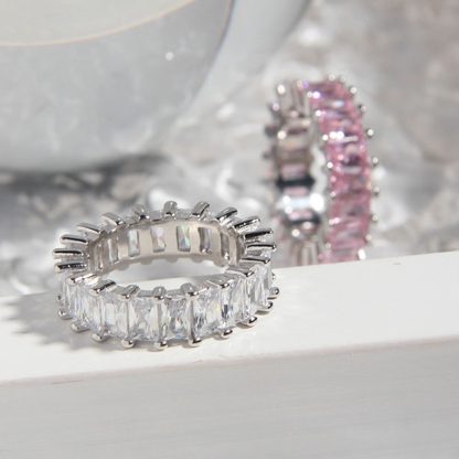 Girl CZ Cubic Suger 925 Sterling Silver Ring