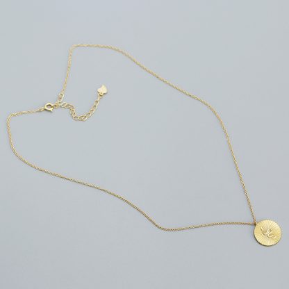 Modern Snake Animal Round Coin 925 Sterling Silver Necklace