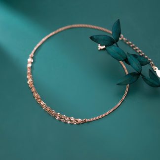 Simple Twisted Multi 925 Sterling Silver Strand Chain Anklet