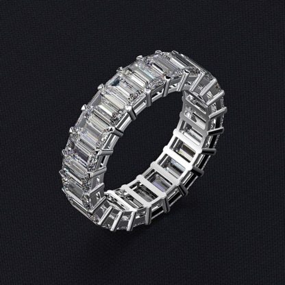 Elegant 5A CZ Wheel 925 Sterling Silver Ring