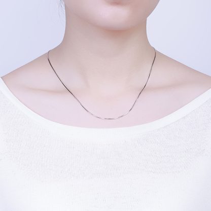 Snake Sterling Silver Chain 925 Sterling Silver 16" 18" 20"