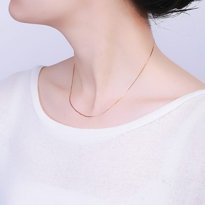 Snake Sterling Silver Chain 925 Sterling Silver 16" 18" 20"