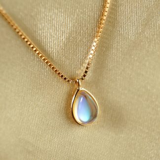 Beautiful Waterdrop 925 Sterling Silver Necklace