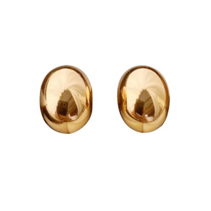 Elegant Women High-End Bean Luxury Chic Design 925 Sterling Silver Earrings