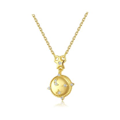 Women CZ Star Constellation 925 Sterling Silver Necklace
