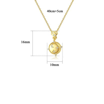 Women CZ Star Constellation 925 Sterling Silver Necklace